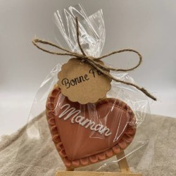 Biscuit décoré - Cœur Maman