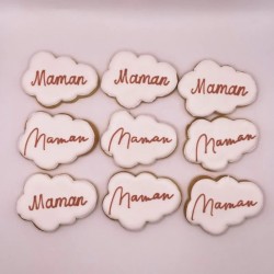 Biscuit décoré - Nuage Maman