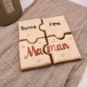 Biscuit décoré - Coffret biscuits puzzle Bonne Fête Maman