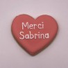 Biscuit décoré - Cœur personnalisé