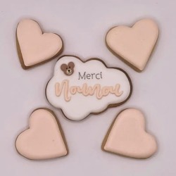 Biscuit décoré - Coffret Nounou Ourson