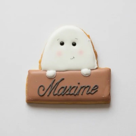 Biscuit décoré - Fantôme personnalisé
