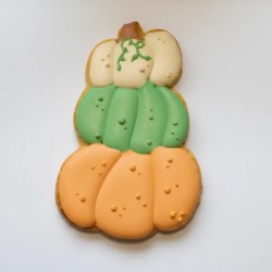 Biscuit décoré - 3 citrouilles