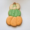 Biscuit décoré - 3 citrouilles