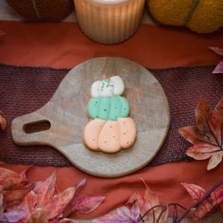 Biscuit décoré - 3 citrouilles