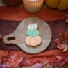 Biscuit décoré - 3 citrouilles
