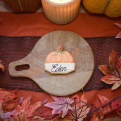 Biscuit décoré - Citrouille personnalisée