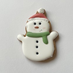 Bonhome de Neige - Biscuit décoré