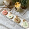 Coffret Boules de Noël  - Biscuit décoré