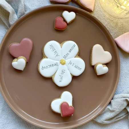 Marguerite XXL - Biscuit décoré personnalisé