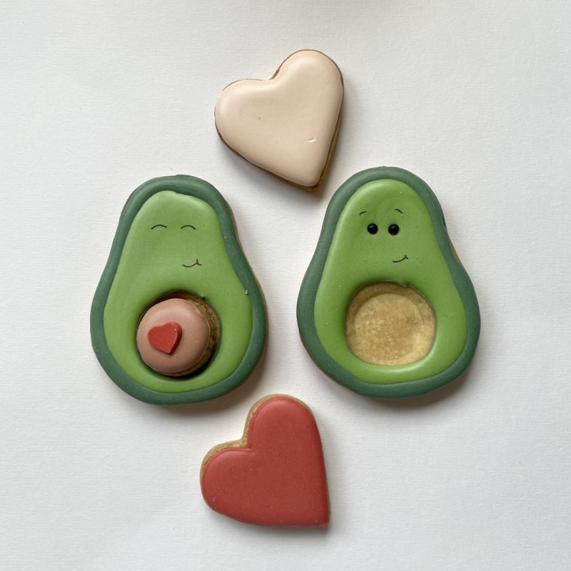 Coffret Avocats - Biscuits décorés