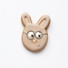 Lapin lunettes - Biscuit décoré