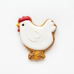 Poule - Biscuit décoré
