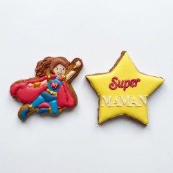 Coffret Super Maman - Biscuit décoré