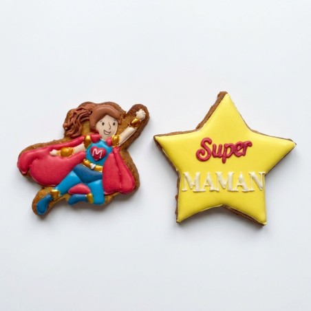 Coffret Super Maman - Biscuit décoré