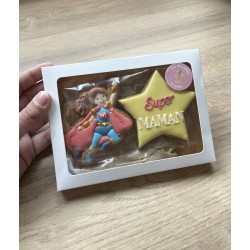 Coffret Super Maman - Biscuit décoré