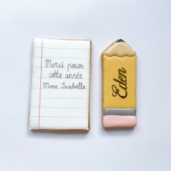 Coffret Cahier - Biscuit décoré