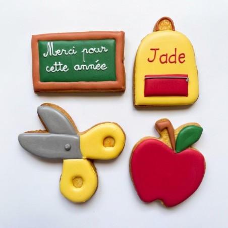 Coffret Ecole XL - Biscuit décoré