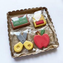 Coffret Ecole XL - Biscuit décoré