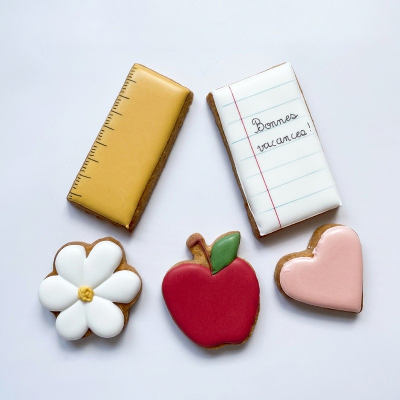 Coffret de 5 mini Biscuitises - Biscuits décorés