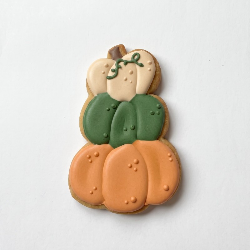 Biscuit décoré - 3 citrouilles