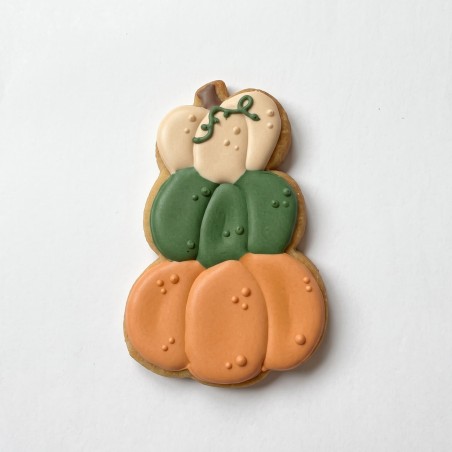 Biscuit décoré - 3 citrouilles