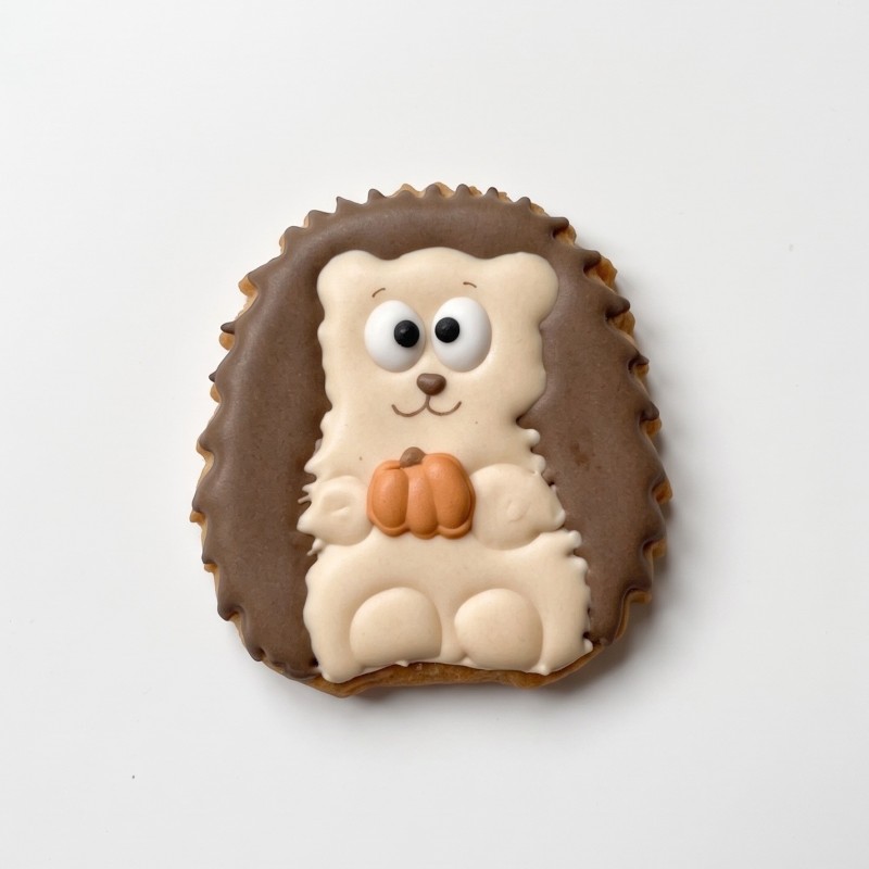 Biscuit décoré - Hérisson