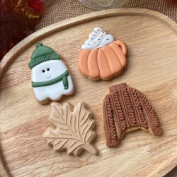 Coffret Automne Cosy - Biscuit décoré