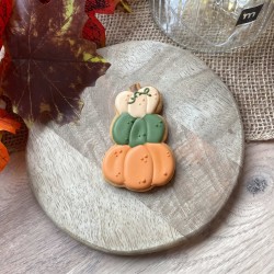 Biscuit décoré - 3 citrouilles